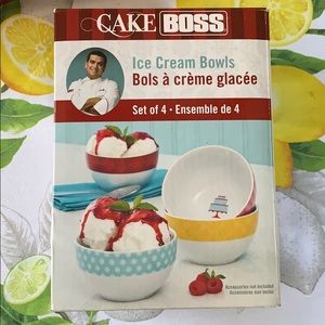 Cake Boss Ice Cream Bowls